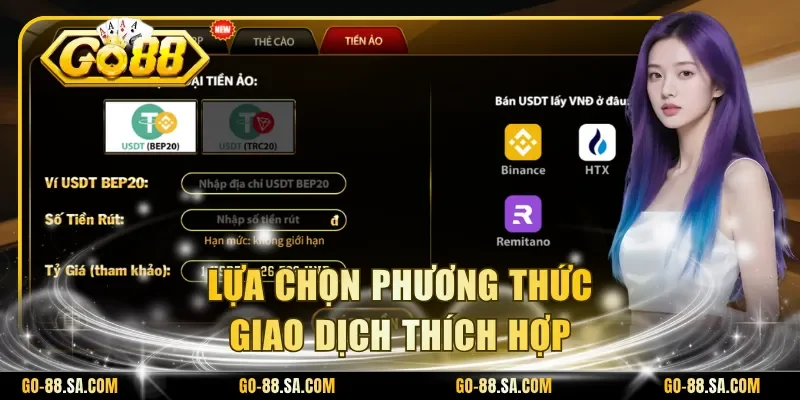 Lựa chọn phương thức giao dịch thích hợp Lựa chọn phương thức giao dịch thích hợp
