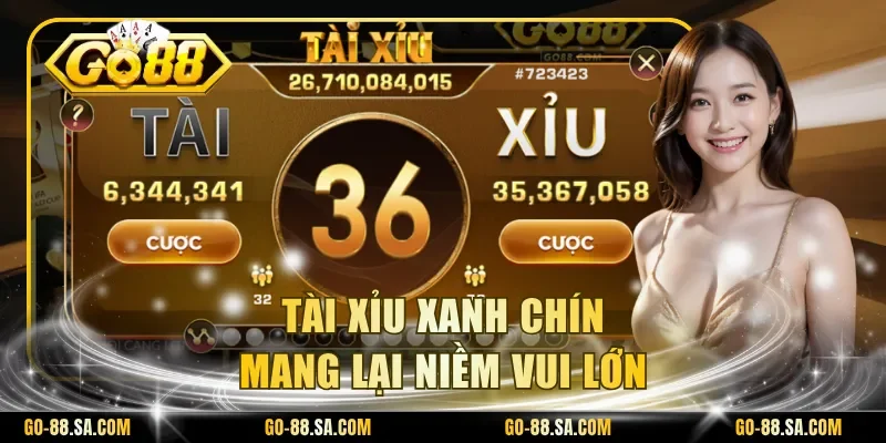 Tài xỉu xanh chín mang lại niềm vui lớn Tài xỉu xanh chín mang lại niềm vui lớn